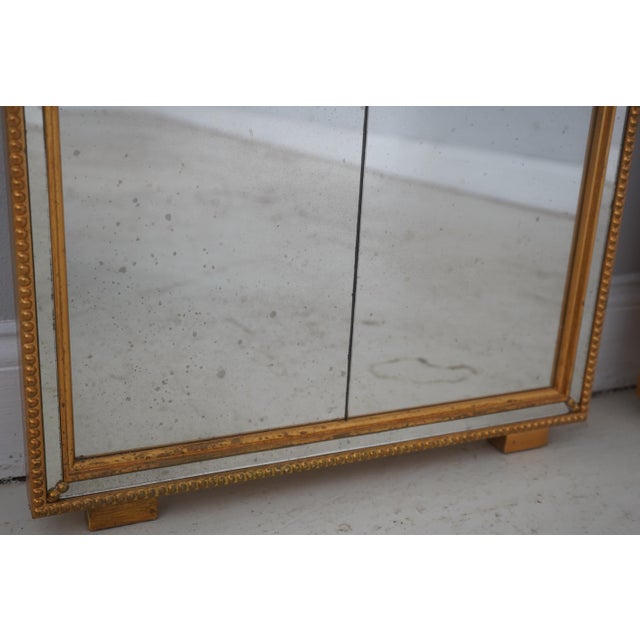 Gold Pair French Style Gold Decorative Mirror Panels For Sale - Image 8 of 10