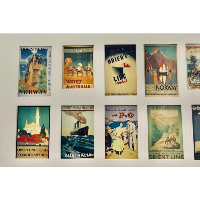 Cruse Lines P & O Poster, 1950s For Sale - Image 4 of 8
