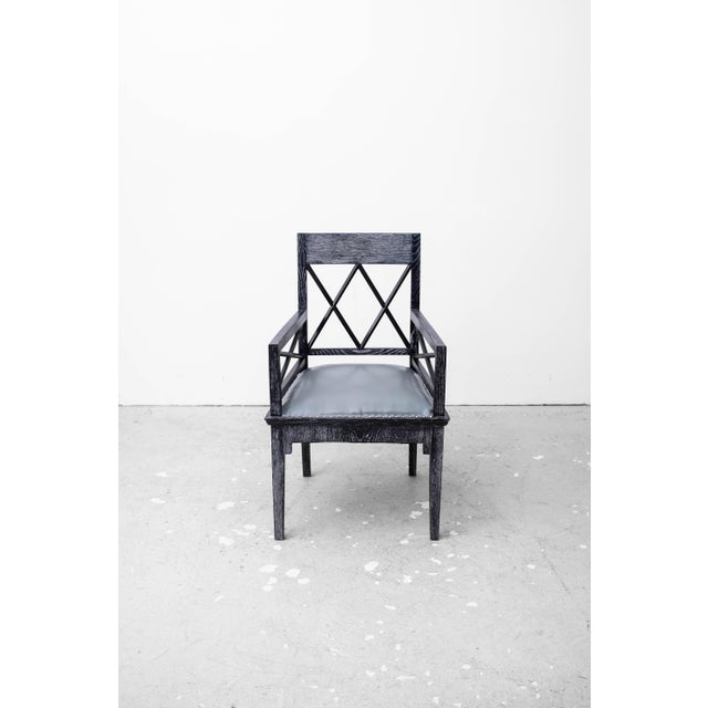 Art Nouveau Armchairs attributed to Josef Hoffmann School, Vienna, 1912, Set of 3 For Sale - Image 9 of 18