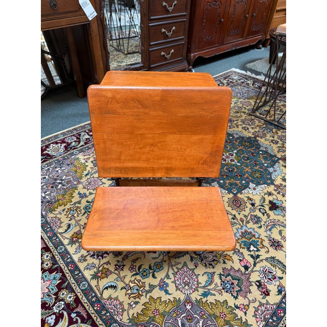 Traditional Antique School Desk, Circa 1920s For Sale - Image 3 of 12