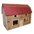 Early 20th Century Bench Made Folk Art Colonial Dollhouse, Furnished For Sale
