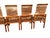 Henredon Campaign Scene 1 Oak Dining Chairs Set 6 For Sale - Image 9 of 18