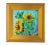 Impressionist Yellow Sunflowers Floral Oil Painting W/. Antiqued Gold Wood Frame For Sale - Image 9 of 10