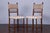 Antique French Renaissance Henry II Style Walnut Dining Chairs W/ Linen Fabric - Set of 6 For Sale - Image 9 of 13
