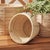Kenneth Ludwig Chicago Cane Rattan Mini Round Baskets, Set Of 3 For Sale - Image 4 of 5
