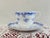 Shelley Heavenly Blue Teacup and Saucer, Vintage English Blue Floral Teacup For Sale - Image 9 of 10