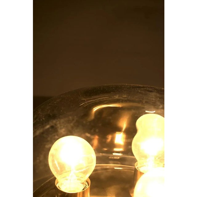 Vintage Brass Ceiling Lamp For Sale - Image 11 of 13