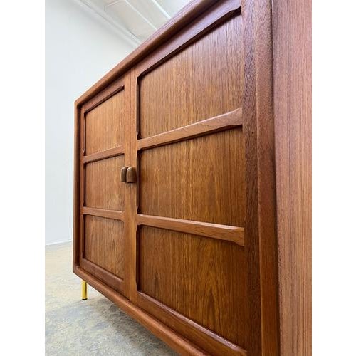 Vintage Danish Teak Sideboard For Sale - Image 10 of 11