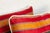Pair of Anjar Mashru Lumbar Pillows For Sale - Image 4 of 7