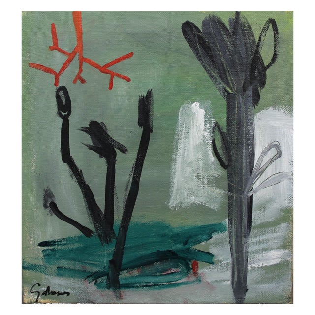 Lola Galanes, Abstract Composition, 2001, Acrylic on Canvas For Sale