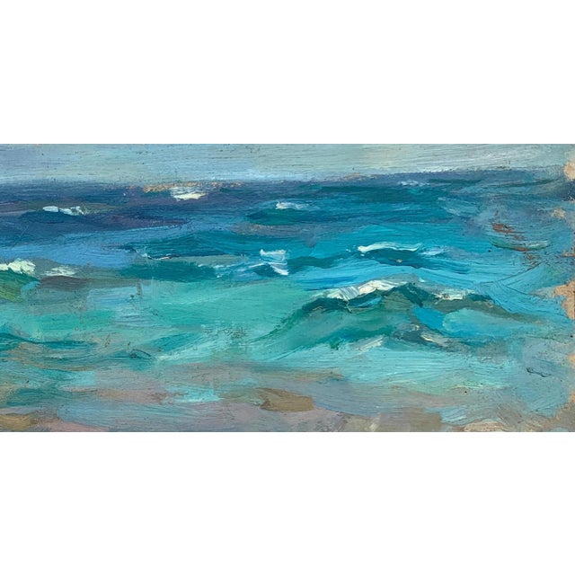 Realism Original Seascape Oil Painting, Ukrainian Artist, 1962 For Sale - Image 3 of 6