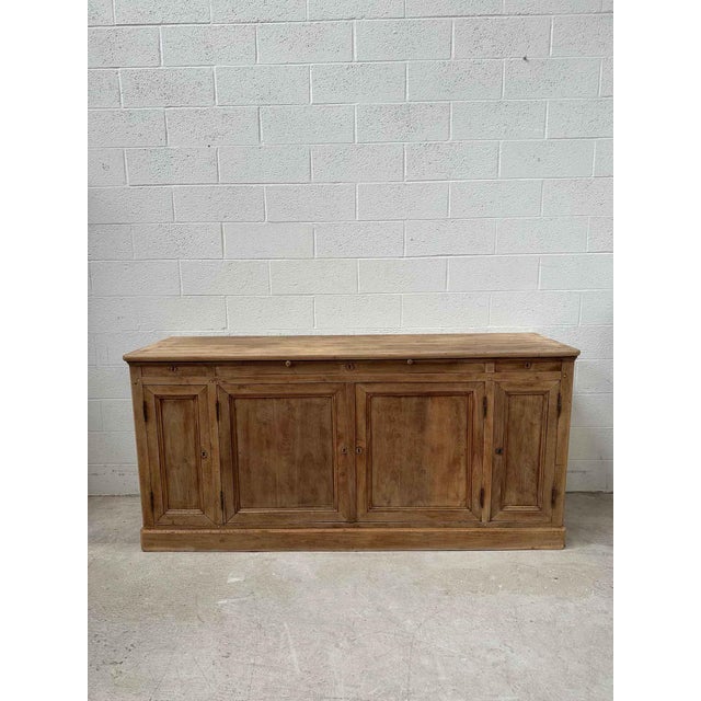 Large Country Style Oak Cabinet For Sale - Image 14 of 17