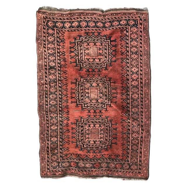 Turkmen Belutch Afghan Rug For Sale