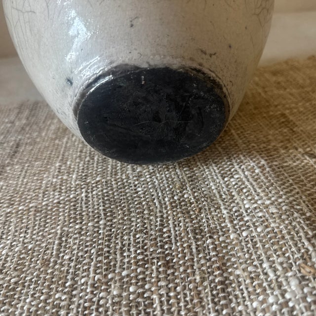 1970s Large Round Raku Vase For Sale In New Orleans - Image 6 of 9