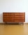 Vintage Danish teak double chest of drawers from the 1950s, W. 128 D. 40 H. 80 cm. Dimensions: Width: 128 cm Depth: 40 cm...