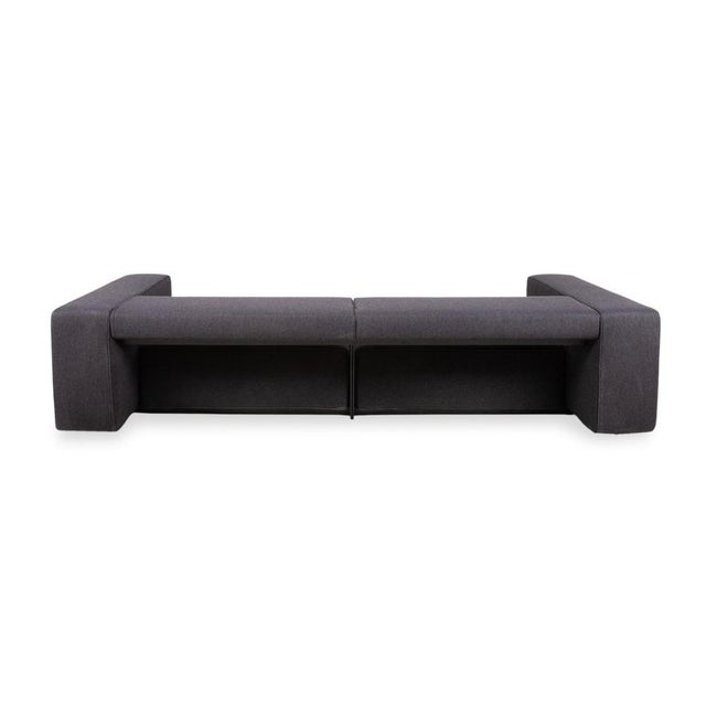 Andy Fabric Three-Seater Grey Anthracite Sofa with Manual Function from B&B Italia / C&B Italia For Sale - Image 14 of 16
