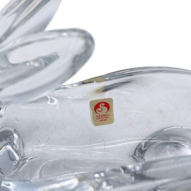 1970s Set of 11 Rare Modernist Glass & Lucite Bunny Rabbit Figural Collection For Sale - Image 14 of 18