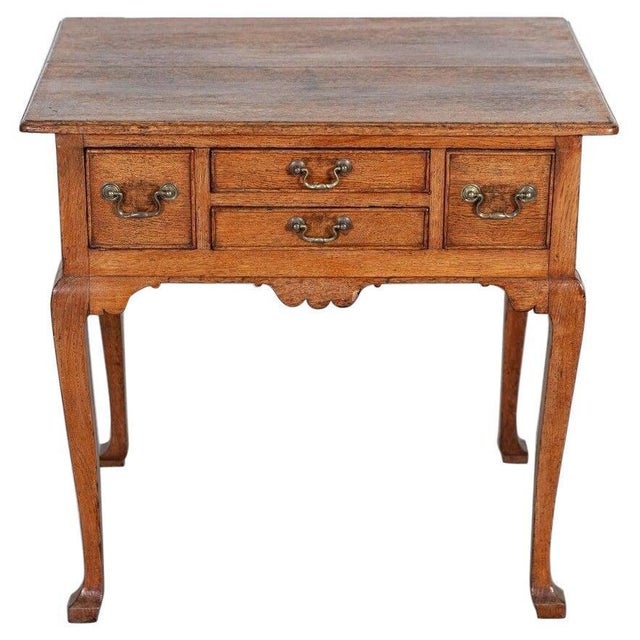 19th Century Georgian English Oak Low Boy, 1800s For Sale - Image 16 of 16