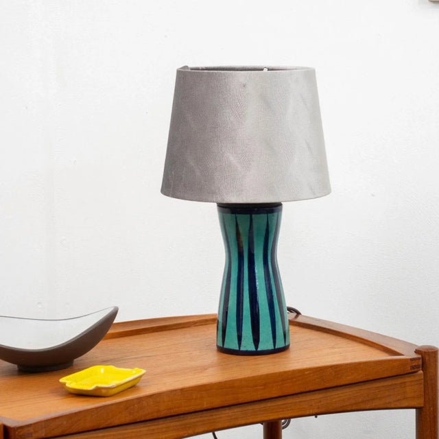 Ceramic Vintage Table Lamp with Ceramic Base, 1960s For Sale - Image 7 of 7