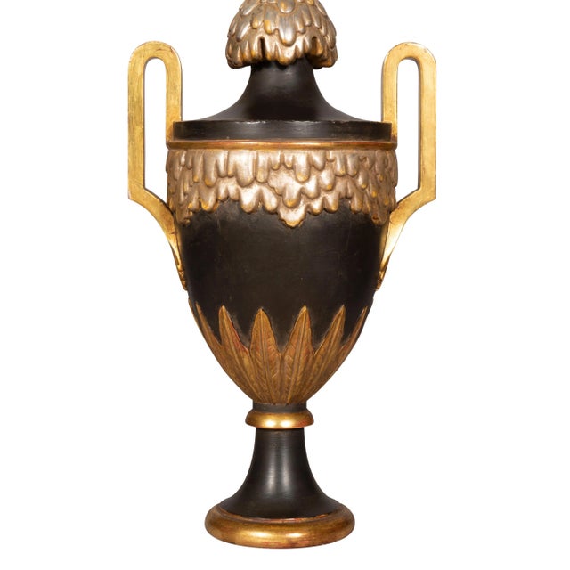 Neoclassical Style Composition Table Lamps - a Pair For Sale - Image 4 of 12