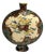 Japanese Hand-Painted Flambe Glazed Moon Flask: Artist Signed, Meiji Period For Sale
