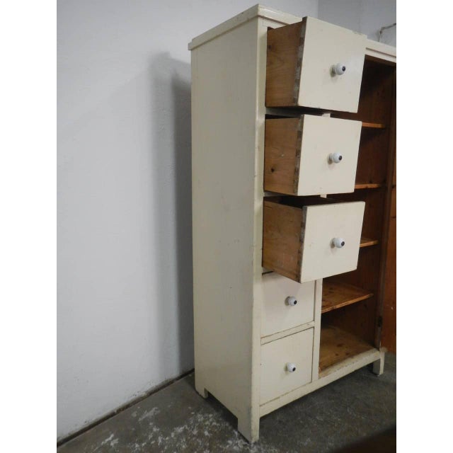Fir Wood Pantry Cupboard, 1950s For Sale - Image 4 of 12