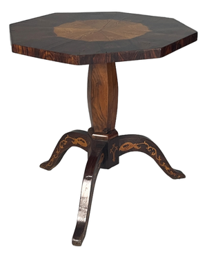 Italian Octagonal Wooden Coffee Table, 1800s