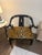 Mid-Century Modern 1960s Pair of James Mont Style Chinoiserie Black Lacquer Armchairs in Serengeti Leopard For Sale - Image 3 of 12