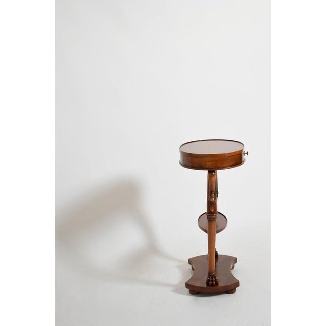 Oval Swan Side Tables, 1900s, Set of 2 For Sale - Image 4 of 6