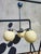 Vintage Art Deco Napako Chandelier in Brass, 1940s For Sale - Image 9 of 9