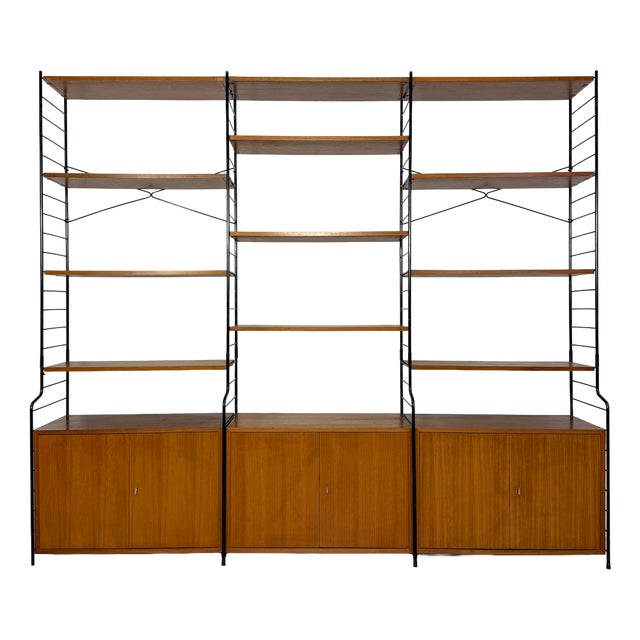Vintage Freestanding Teak Shelving System from WHB, 1960s For Sale