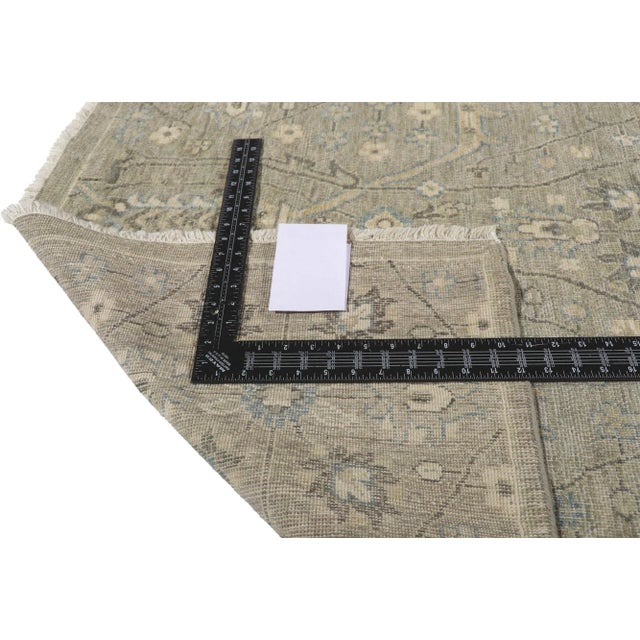 Early 21st Century Modern Style Distressed Rug - 09'04 X 13'09 For Sale - Image 5 of 9