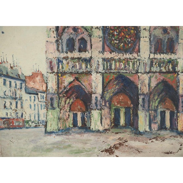 Early 20th Century Elisée Maclet, Montmartre Moulin de la Galette, 1930, Oil on Panel, Framed For Sale - Image 5 of 10