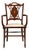 Edwardian Inlaid Mahogany Armchair, Antique, United Kingdom, 19th Century For Sale