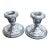 Fisher Sterling Silver Candlesticks -- A Pair of 2 For Sale
