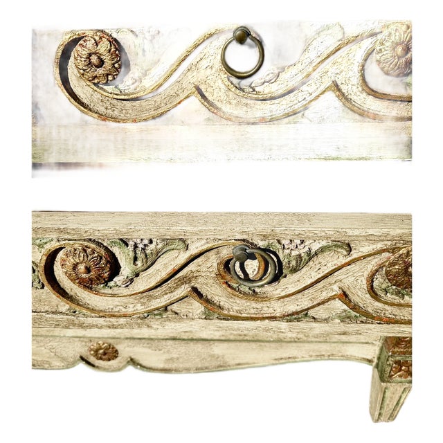 Venetian Style Painted Palm Beach Regency John Widdicomb Chest of Drawers For Sale