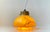 Scandinavian Art Deco Pendant Lamp in Brass and Marble Glass, 1940s For Sale - Image 4 of 9