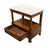 Wood Baker / Milling Road Solid Cherry Early American Contemporary 27" Accent End Table W. White Granite Top 13-676-8 For Sale - Image 7 of 14