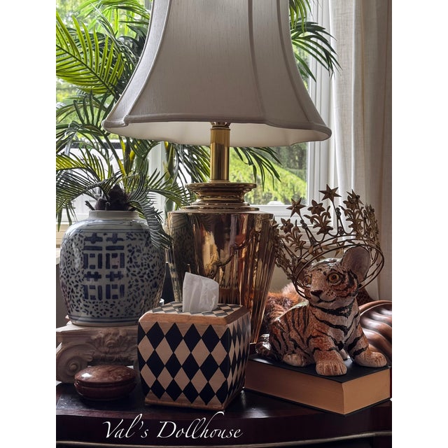 Vintage Made in Italy Terra Cotta Tiger Cub For Sale - Image 12 of 13