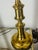 1960s Pair of Brass Table Lamps With Custom Silk Shades For Sale - Image 4 of 4