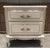 Wonderful vintage French Provincial ivory and gold wood side/end table or nightstand. Features two dressers for plenty of...