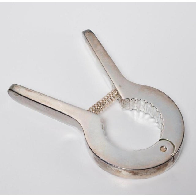 1980s Vintage Saint Hilaire Paris Silver Plate Champagne Bottle Opener, Original Box For Sale - Image 5 of 14
