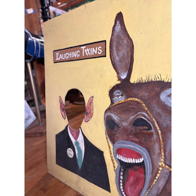Mid-Century Modern Vintage Carnival Photo Op Board For Sale - Image 3 of 12