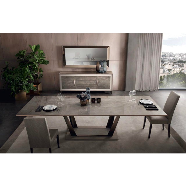 Early 21st Century Casa Milano Modern Luxe 10-Piece Italian Dining Room Set For Sale - Image 5 of 9