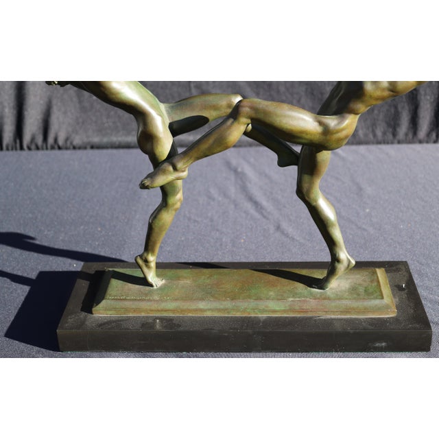 1920s Harriet Whitney Frishmuth, Bronze Sculpture of Dancing Couple, Signed, "The Dancers" For Sale In New York - Image 6 of 8