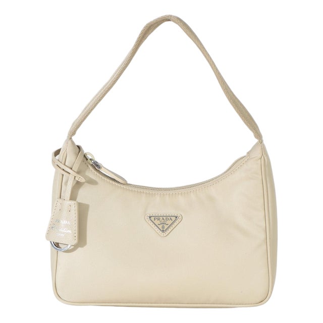 Beige Re-Nylon Re-Edition 2000 Mini Bag For Sale