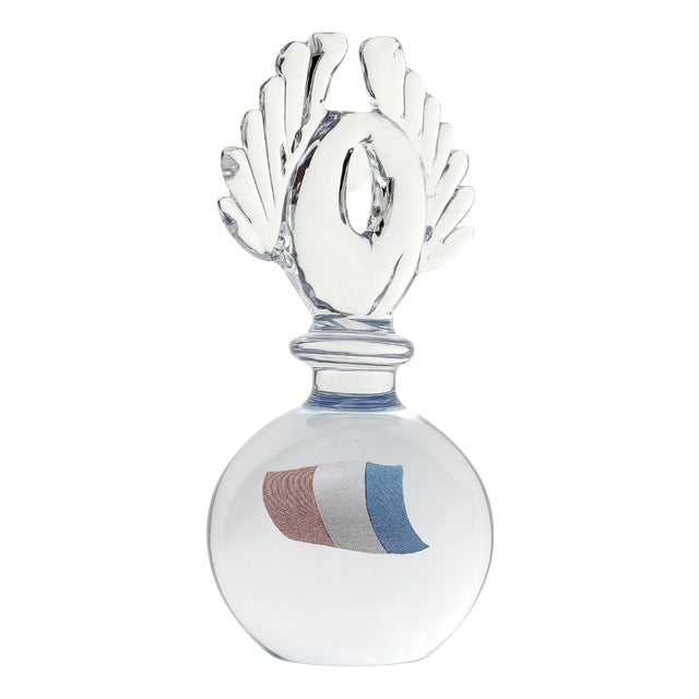 Mid-Century Modern Sculptural Glass, 1970s For Sale