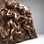 Large Renaissance style relief sculpture formed into a "wall of cherubs" built out of hard foam and plaster. This vintage...