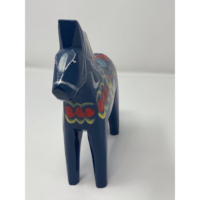 Red Swedish Dala Horses, Nils Olsson, 1960s, Set of 2 For Sale - Image 8 of 12