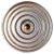 Echo Silver Wall Light by Radar For Sale
